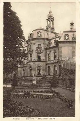 AK / Ansichtskarte  WORMS Rhein Freiherr von Heyl'scher Garten