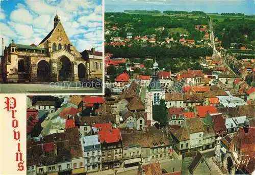 AK / Ansichtskarte  Provins 77 Seine-et-Marne Place Saint Ayoul Eglise Centre ville vue aérienne