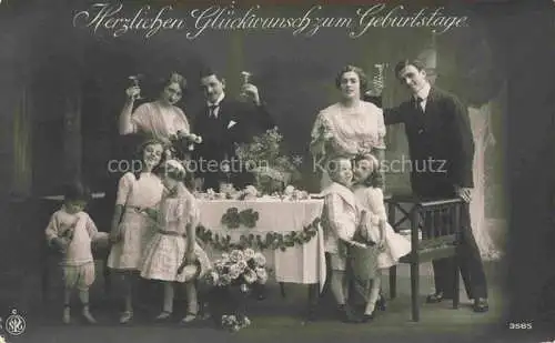 AK / Ansichtskarte  Foto NPG Nr. 3585 Geburtstag Kinder