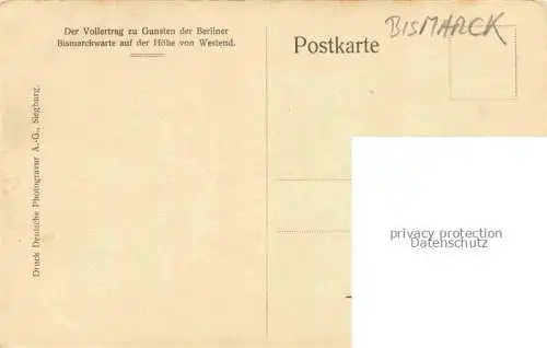 AK / Ansichtskarte  BISMARCK  Otto von Politik Berlin 