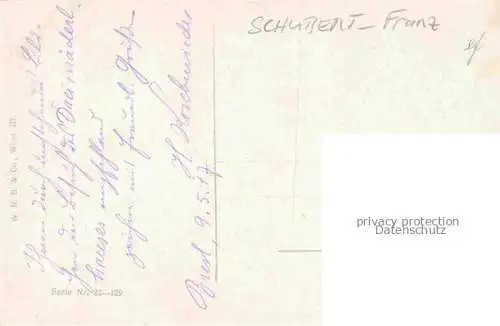 AK / Ansichtskarte  Schubert Franz Komponist Tschoellmaederln