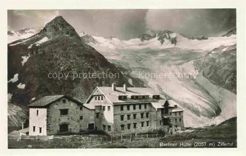 AK / Ansichtskarte  Mayrhofen  Zillertal Tirol AT Berliner Huette Berghaus Zillertaler Alpen Gletscher