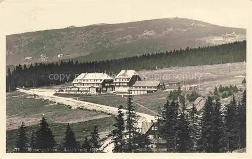 AK / Ansichtskarte  Spindleruv Mlyn Spindelmuehle Riesengebirge CZ Panorama Blick gegen Adolfbaude