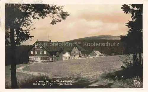 AK / Ansichtskarte  Hradek nad Nisou Grottau CZ Panorama Riesengebirge Toepferbaude