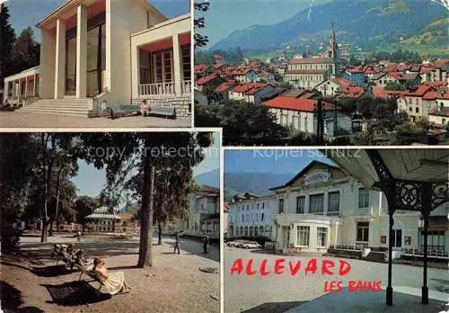 AK / Ansichtskarte  Allevard les Bains GRENOBLE 38 Isere Motive Ortszentrum Blick zur Kirche