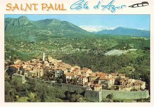 AK / Ansichtskarte  Saint-Paul  GRAssE 06 Alpes-Maritimes Vue générale aérienne