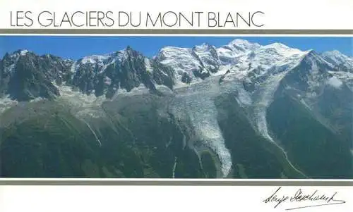 AK / Ansichtskarte  Gletscher Glacier Glaciar Ghiacciaio-- Mont Blanc 