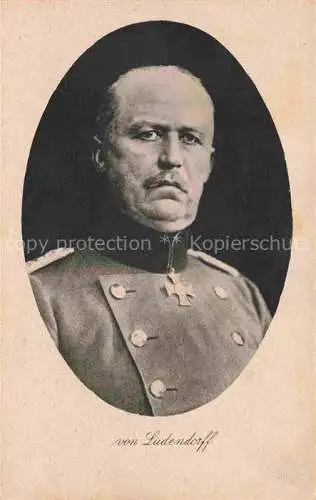 AK / Ansichtskarte  LUDENDORFF Erich Militaria Generaele Stab 