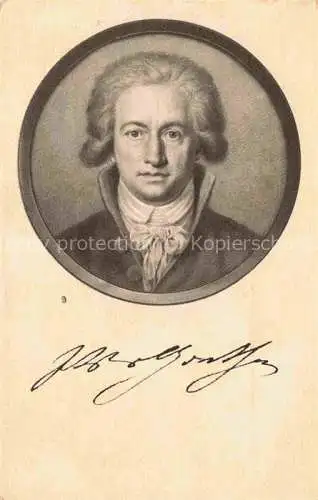 AK / Ansichtskarte  GOETHE Johann Wolfgang von Dichter Frankfurt am Main