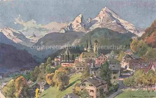 AK / Ansichtskarte  COMPTON  Edward Harrison Kuenstlerkarte Berchtesgaden Koenigssee