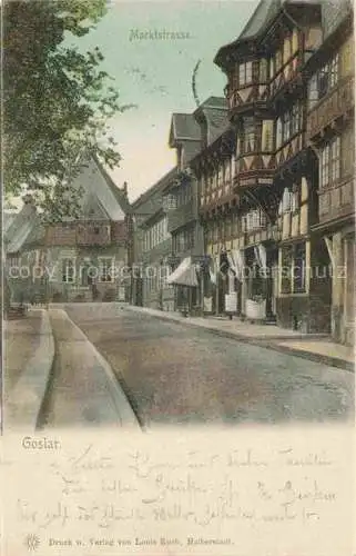 AK / Ansichtskarte  GOSLAR Marktstrasse