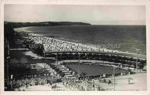 AK / Ansichtskarte  Zoppot Sopot PL Kuestenpanorama Strand