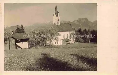 AK / Ansichtskarte  Schwarzlack Brannenburg Rosenheim Bayern Teilansicht mit Kirche