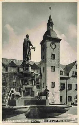 AK / Ansichtskarte  FREIBERG  Sachsen Denkmal Otto der Reiche von Meissen