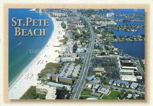 AK / Ansichtskarte  St Pete Beach Florida USA Fliegeraufnahme