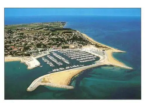 AK / Ansichtskarte  Saint-Denis 17-d Oleron Port de plaisance Camping Côte vers le phare de Chassiron vue aérienne