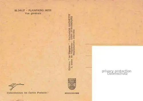 AK / Ansichtskarte  Plainfaing Saint-Die 88 Vosges Vue générale