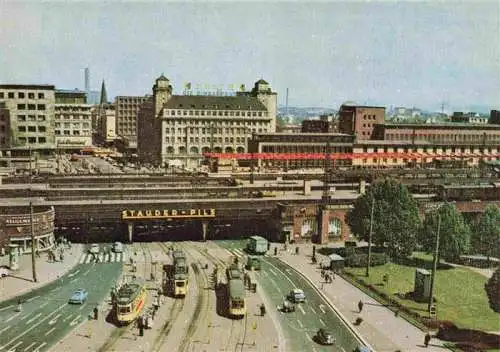 AK / Ansichtskarte  Strassenbahn Tramway-- Essen Hauptbahnhof 