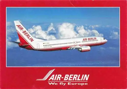 AK / Ansichtskarte  Flugzeuge Zivil AIR BERLIN 