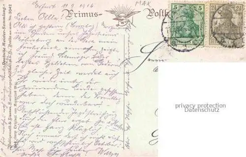 AK / Ansichtskarte  MAX Kornelius Kuenstlerkarte Maedchen Vorfruehling 