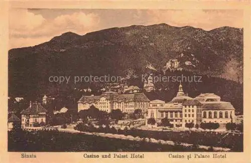 AK / Ansichtskarte  Sinaia RO Casino und Palast Hotel