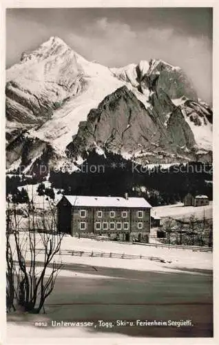 AK / Ansichtskarte  Unterwasser  Toggenburg SG Ski und Ferienheim Seegueetli