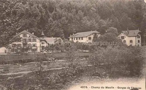 AK / Ansichtskarte  Gorges de l Areuse Boudry NE Champ du Moulin