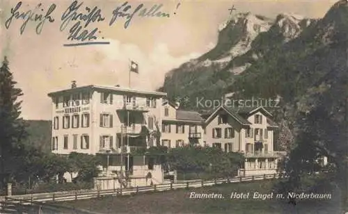 AK / Ansichtskarte  Emmetten Nidwalden NW Hotel Engel mit Niederbauen