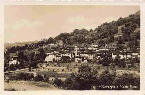 AK / Ansichtskarte  Novaggio Lugano TI e Monte Rosa