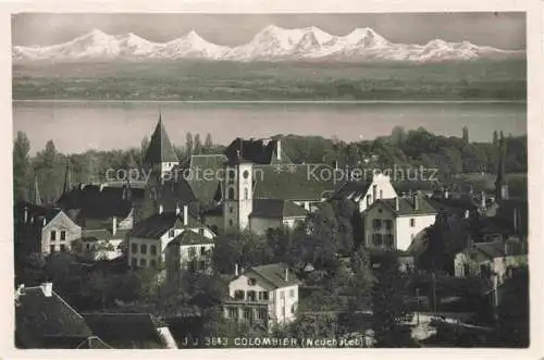 AK / Ansichtskarte  Colombier  BOUDRY NE Panorama Seepartie