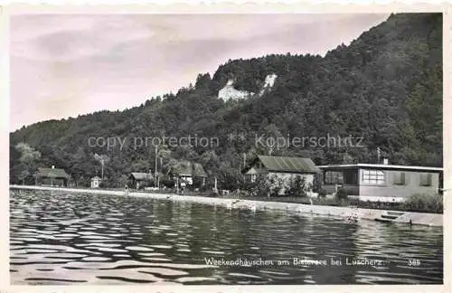 AK / Ansichtskarte  Bielersee Lac de Bienne BE Weekendhaeuschen