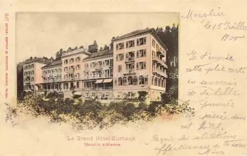 AK / Ansichtskarte  Macolin sur Bienne Biel BE Le Grand Hotel Kurhaus