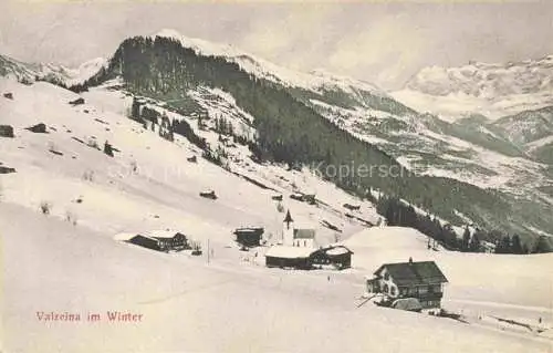 AK / Ansichtskarte  Valzeina Praettigau-Davos GR Winterpanorama