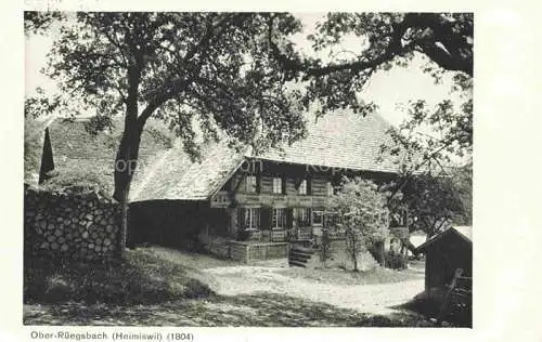 AK / Ansichtskarte  Ober-Rueegsbach Trachselwald BE Berner Bauernhaus