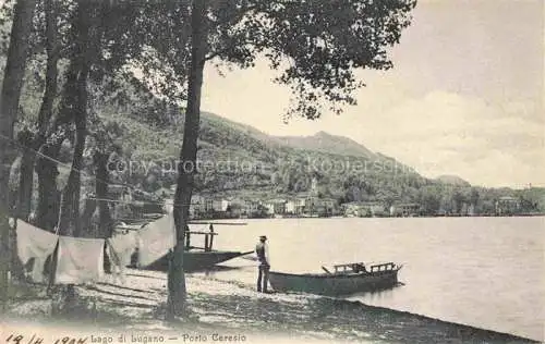 AK / Ansichtskarte  Porto Ceresio Lago di Lugano IT Panorama