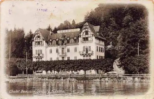 AK / Ansichtskarte  LUZERN  LU Chalet Beausite Seeburg