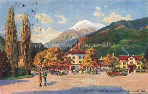 AK / Ansichtskarte  Bad Ragaz Ragatz SG Hotel Rosengarten