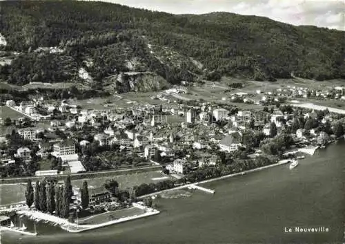 AK / Ansichtskarte  La Neuveville Bielersee Preles BE Fliegeraufnahme