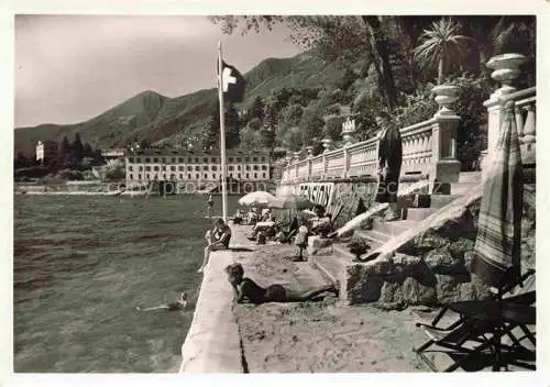 AK / Ansichtskarte  Brissago Lago Maggiore TI Strandhotel Mirafiore