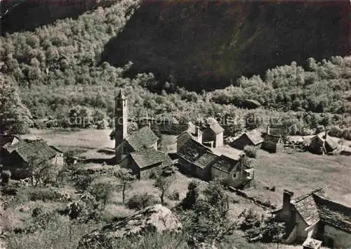 AK / Ansichtskarte  San Carlo Val Bavona TI Panorama Kirche