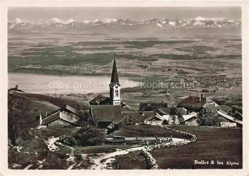 AK / Ansichtskarte  Bullet Grandson VD Panorama et les Alpes