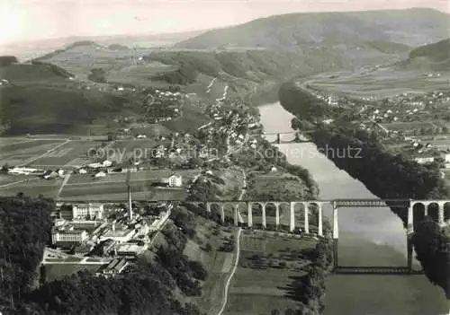 AK / Ansichtskarte  Eglisau Buelach ZH Fliegeraufnahme Bruecke Stamm AG