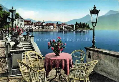 AK / Ansichtskarte  Menaggio Lago di Como Lombardia IT Restaurant Terrasse Blick auf den See