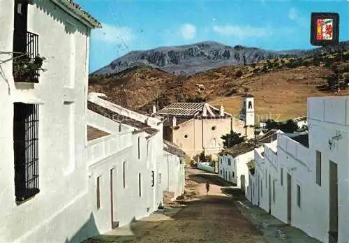 AK / Ansichtskarte  Antequera Cuesta Real Gasse Blick zur Kirche