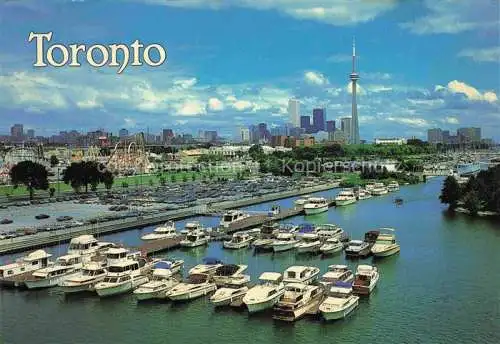 AK / Ansichtskarte  TORONTO Canada Yachthafen Blick gegen Downtown