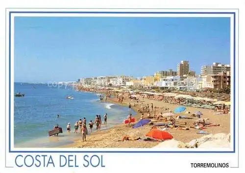 AK / Ansichtskarte  Torremolinos ES Kuestenpanorama Strand