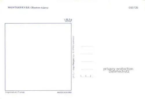 AK / Ansichtskarte  Montgenevre Mont-Genevre 05 Hautes-Alpes Blick ins Tal Alpenpanorama