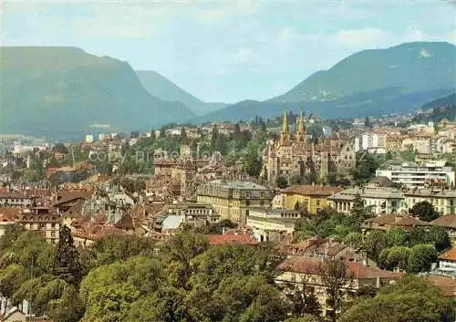 AK / Ansichtskarte  Neuchatel NE Panorama Quartier de l'Evole et Collégiale