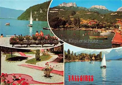 AK / Ansichtskarte  Talloires 74 Haute-Savoie et le Lac d'Annecy Minigolf