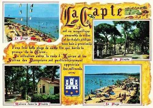 AK / Ansichtskarte  La Capte Hyeres Toulon 83 Var Plage Maison dans la Pinède